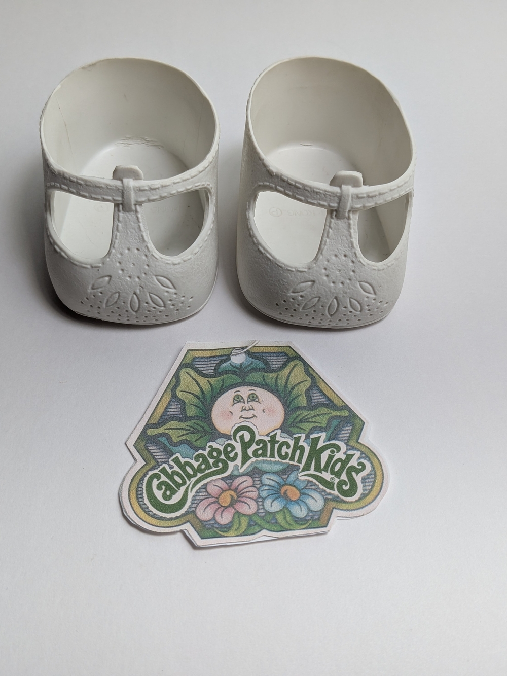 Vintage Cabbage Patch Kids Doll Clothes Maryjane T Strap Shoes (P)